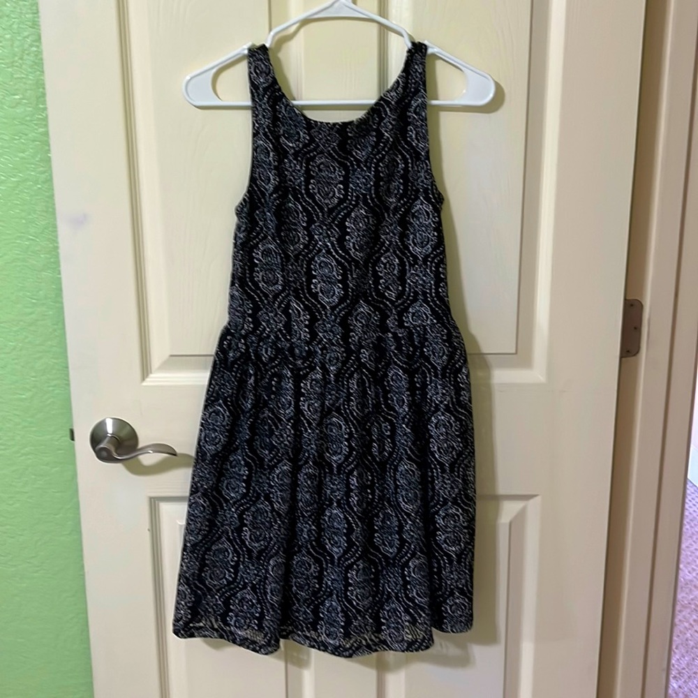 Xhilaration Black mosaic dress size small